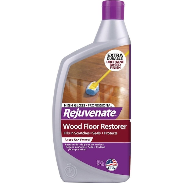 Rejuvenate 32 Oz. High Gloss Professional Wood Floor Restorer RJ32PROFG - main